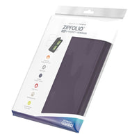 Ultimate Guard Zipfolio 160 8-Pocket Xenoskin - Purple