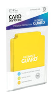 Ultimate Guard Card Dividers Standard Size (10) - Yellow