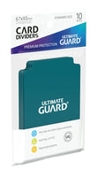 Ultimate Guard Card Dividers Standard Size (10) - Petrol