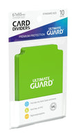 Ultimate Guard Card Dividers Standard Size Light Green (10)