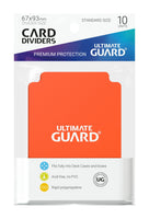 Ultimate Guard Card Dividers Standard Size (10) - Orange