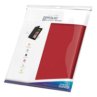 Ultimate Guard Zipfolio 480  24-Pocket Xenoskin - Red