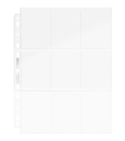 Ultimate Guard 9-Pocket Pages Top-Loading (100) - Transparent