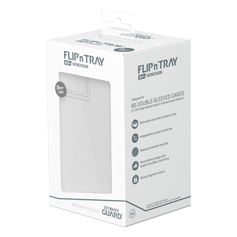 Ultimate Guard Flip'n'Tray 80+  Xenoskin - White