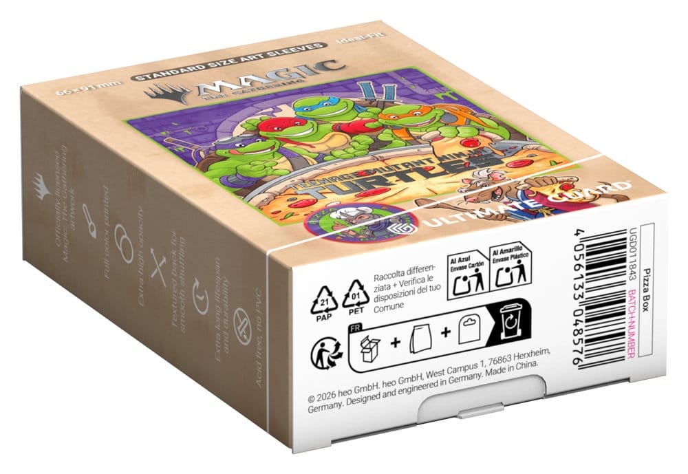 Ultimate Guard Art Sleeves Magic: The Gathering | Teenage Mutant Ninja Turtles - Pizza Box