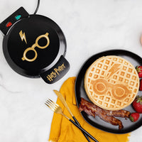 Harry Potter Waffle Maker Glasses and Lightning Bolt