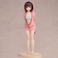 Swimsuit Hoodie Misaki (Original Character) Illustration by Jonsun