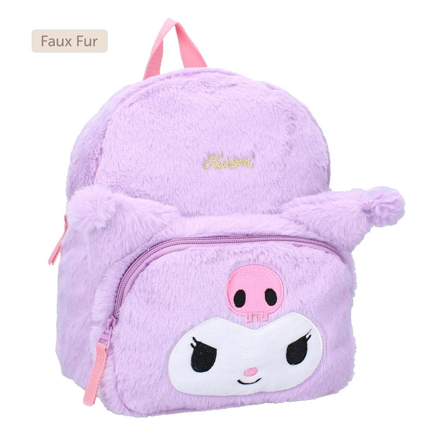Sanrio Backpack Kuromil Fluffy Festival Purple 26 cm