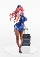 Original Character PVC Statue Tight na Oshigoto Work 3: Cabin Attendant Aya Saionji 25 cm