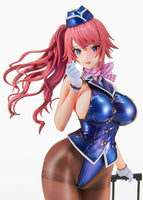 Original Character PVC Statue Tight na Oshigoto Work 3: Cabin Attendant Aya Saionji Antenna Shop Limited Edition 25 cm