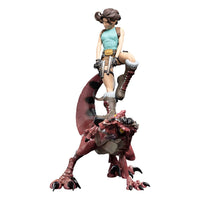 Tomb Raider Mini Epics Vinyl Figure Lara Croft & Raptor 24 cm