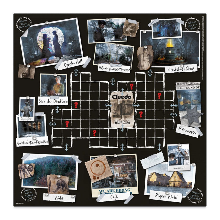 Wednesday Board Game Clue *German Version*