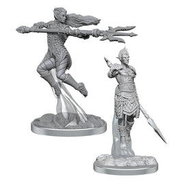 D&D Nolzur's Marvelous Miniatures Unpainted Miniatures 2-Pack Sea Elf Fighters