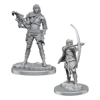 WizKids Deep Cuts Miniatures Unpainted Miniatures 2-Pack Human Rogue