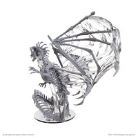 D&D Nolzur's Marvelous Miniatures Unpainted Miniatures Black Dracolich 30 cm