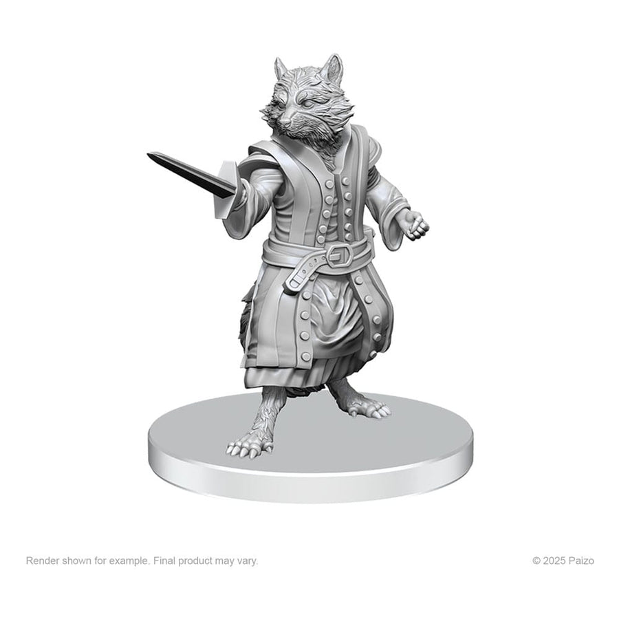 Pathfinder Deep Cuts Unpainted Miniatures Procyal (Raccoon Agathion) & Zoaem (Ring Archon)