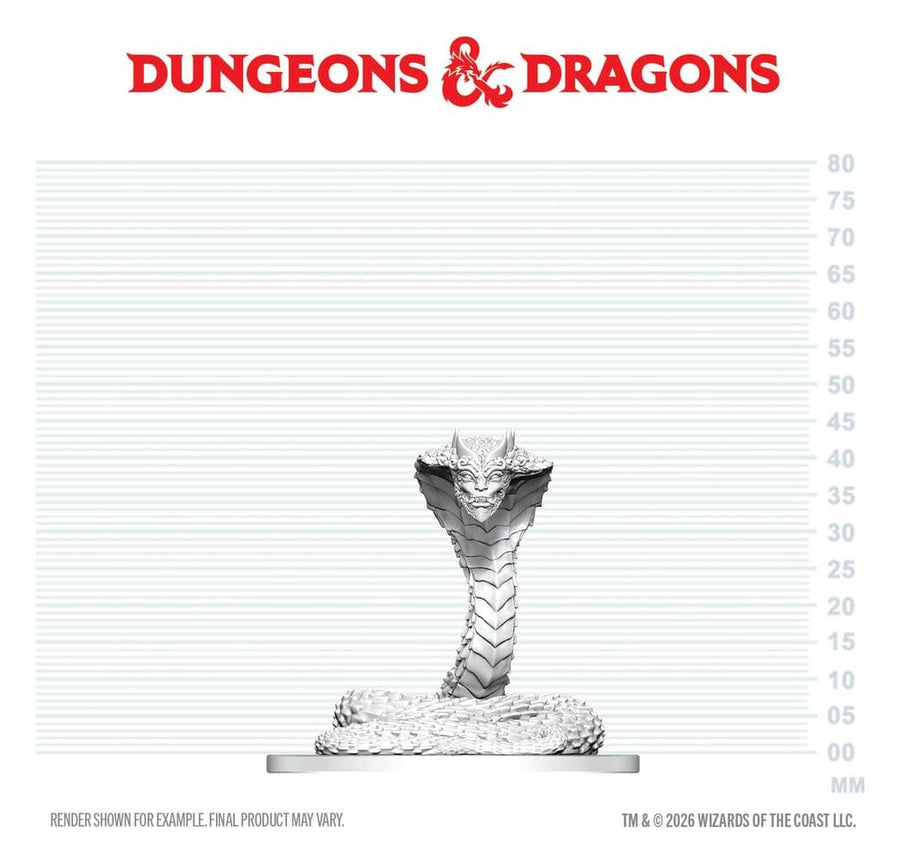 D&D Nolzur's Marvelous Miniatures Mini Figure Guardian Naga 6 cm