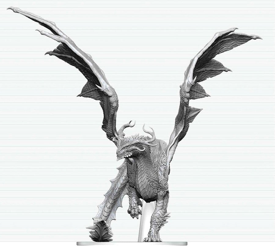 Dungeons & Dragons Nolzur's Marvelous Miniatures Unpainted Miniature Adult Spirit Dragon 24 cm