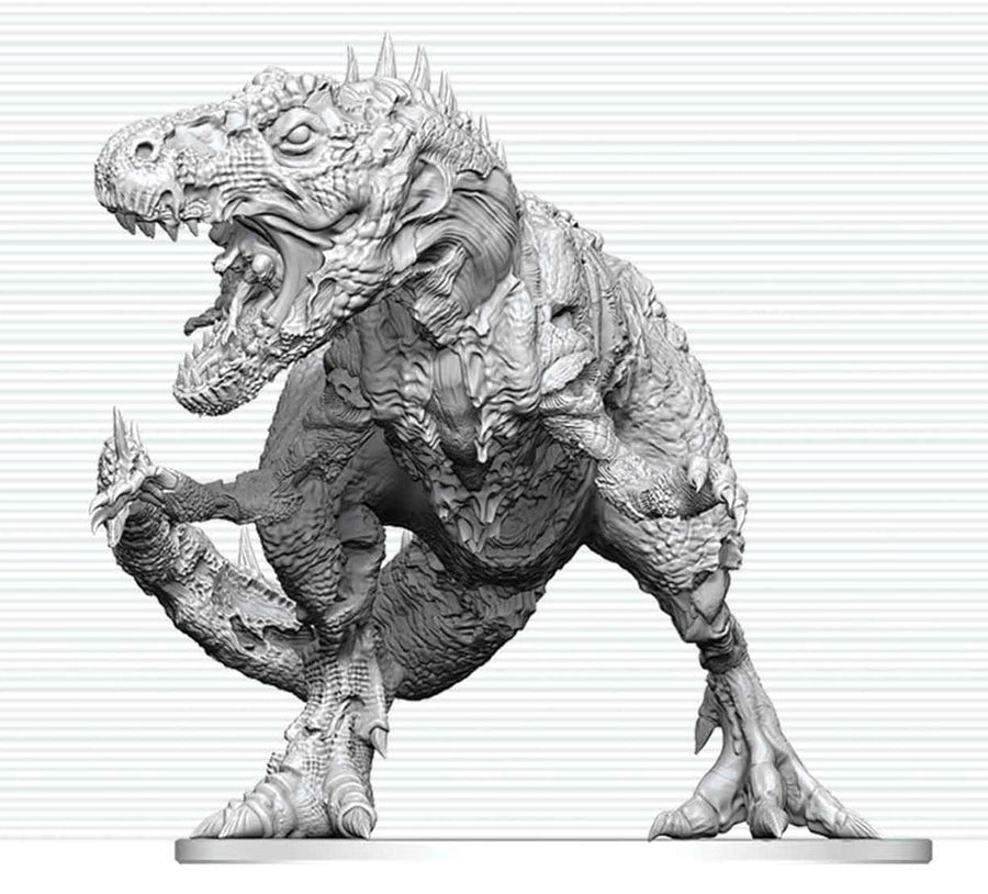 Dungeons & Dragons Nolzur's Marvelous Miniatures Unpainted Miniature Tyrannosaurus Zombie 20 cm