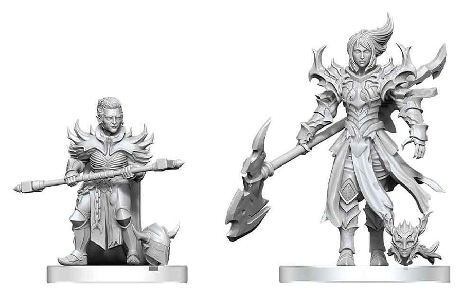 Pathfinder Battles Deep Cuts Unpainted Miniature Pyre & Godclaw Hellknights 14 cm