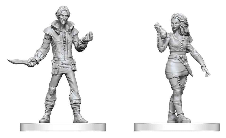 Pathfinder Battles Deep Cuts Unpainted Miniature Thief & Pickpocket 14 cm