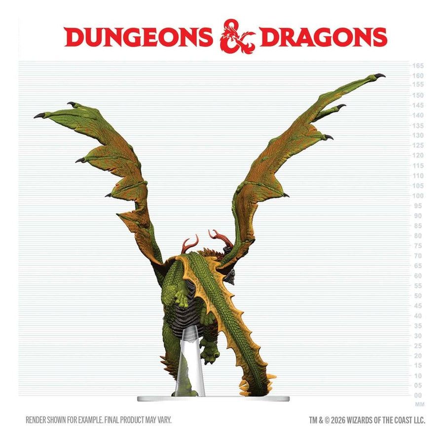 Dungeons & Dragons Icons of the Realms prepainted Miniatures Adult Spirit Dragon 24 cm