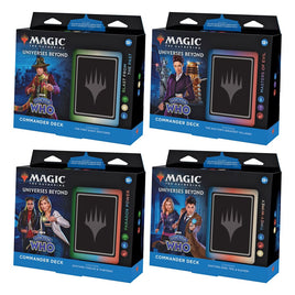Magic The Gathering - Universes Beyond: Doctor Who Commander Decks - Display Case (4)