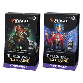 Magic the Gathering Terre Selvagge di Eldraine Commander Decks Display (4) italian