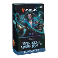 Magic the Gathering Meurtres au manoir Karlov Commander Decks Display (4) french