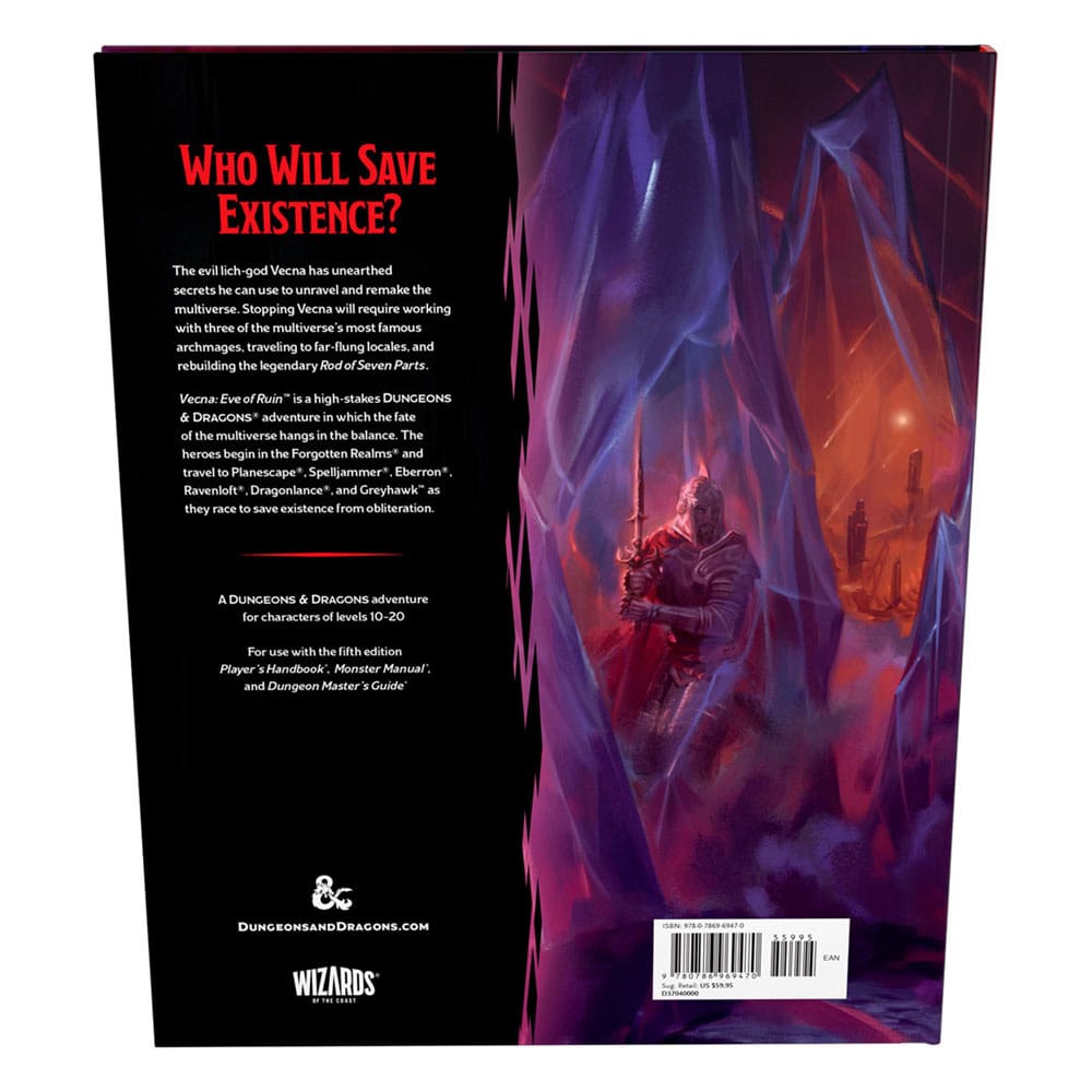 Dungeons & Dragons RPG Adventure Vecna: Eve of Ruin english
