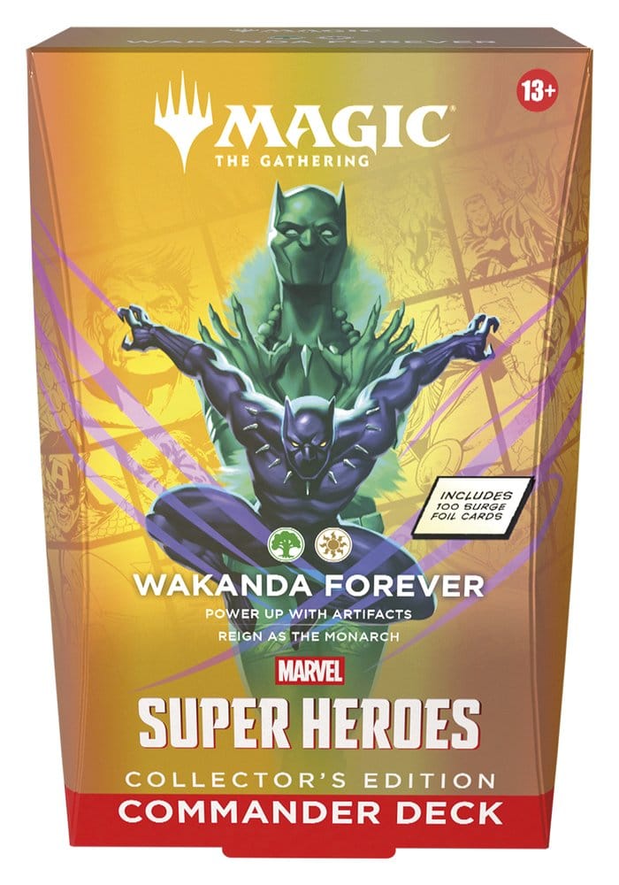 Magic the Gathering Marvel Super Heroes Collector's Edition Commander Decks Case (4) english