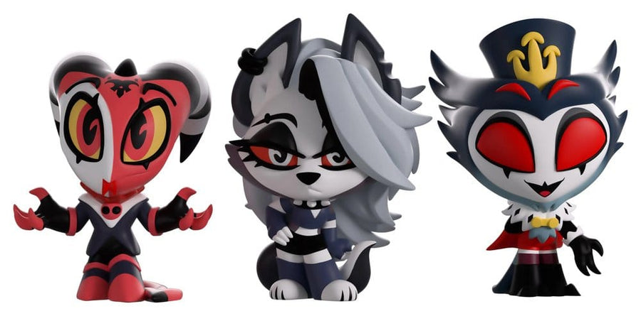 Helluva Boss Mini Tooz Mini Figures 3-Pack Blitzo, Loona &amp; Stolas