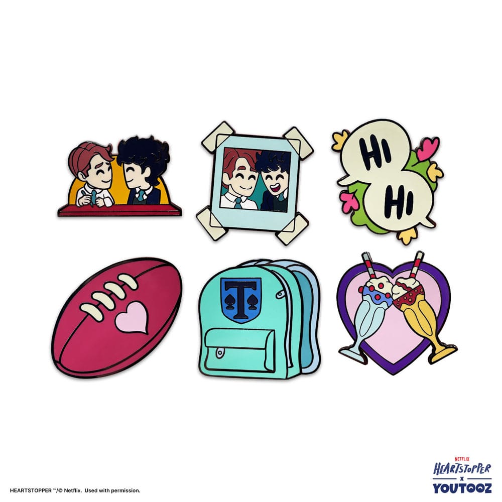 Heartstopper Enamel Pins Set 3 cm (6)