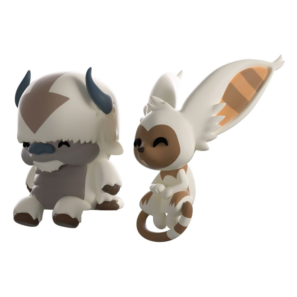 Avatar: The Last Airbender Vinyl Figures Appa and Momo Monitor Buddiez 5 cm