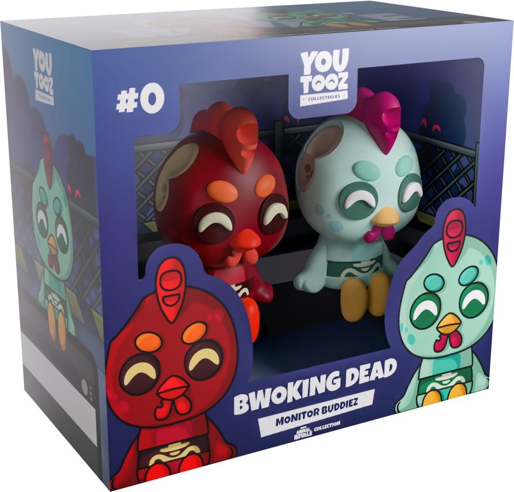 Super Animal Royale Vinyl Figures Bwoking Dead Monitor Buddiez 7 cm