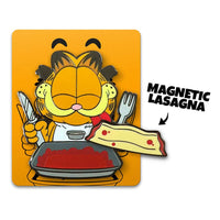 Garfield Pin Badge Disco Garfield Lasagna Dinner 5 cm