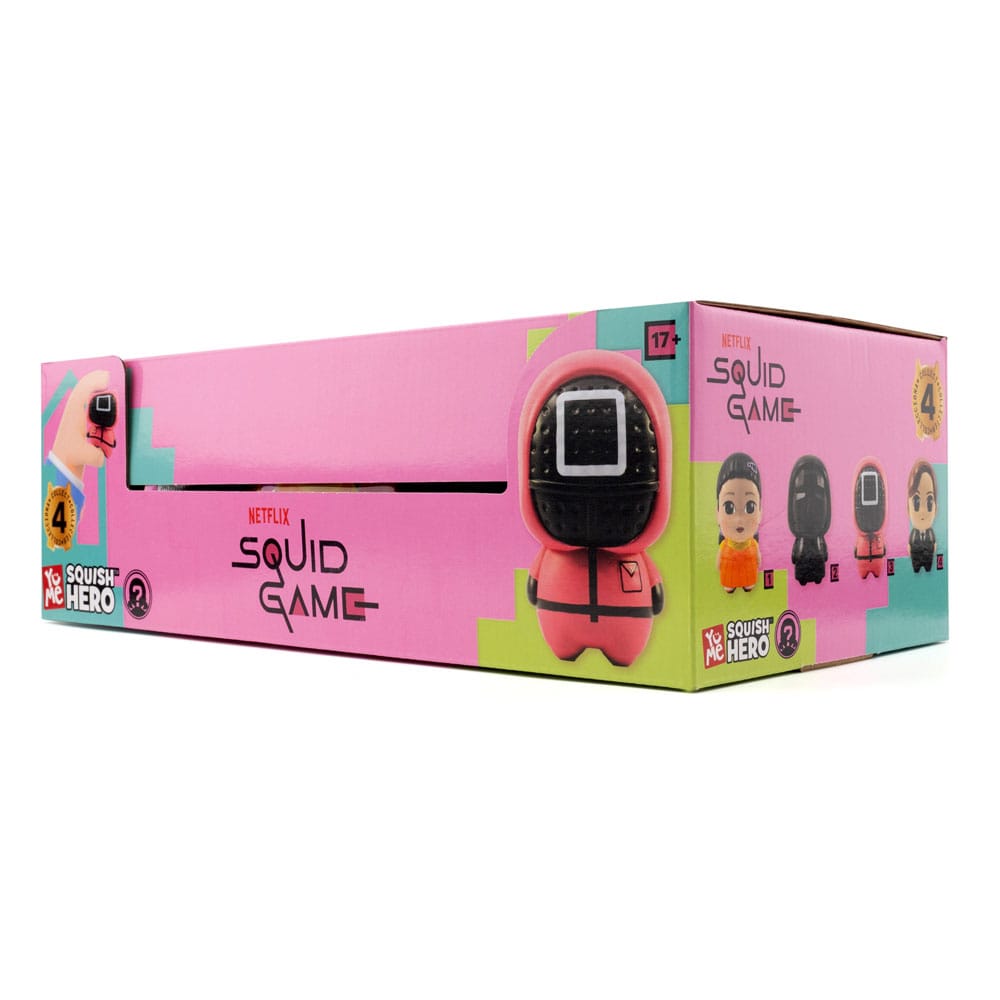 Squid Game Squish Hero Anti-Stress Figures 8 cm Display (12)