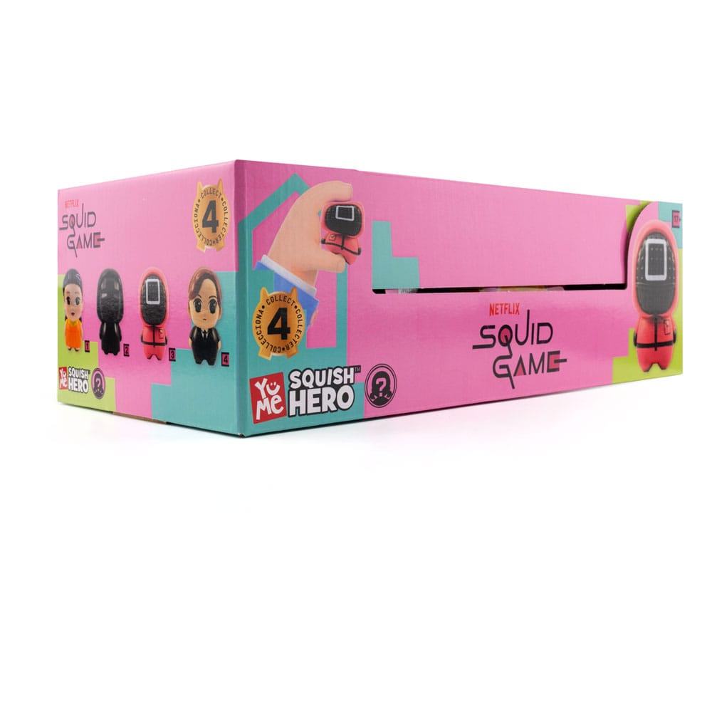 Squid Game Squish Hero Anti-Stress Figures 8 cm Display (12)