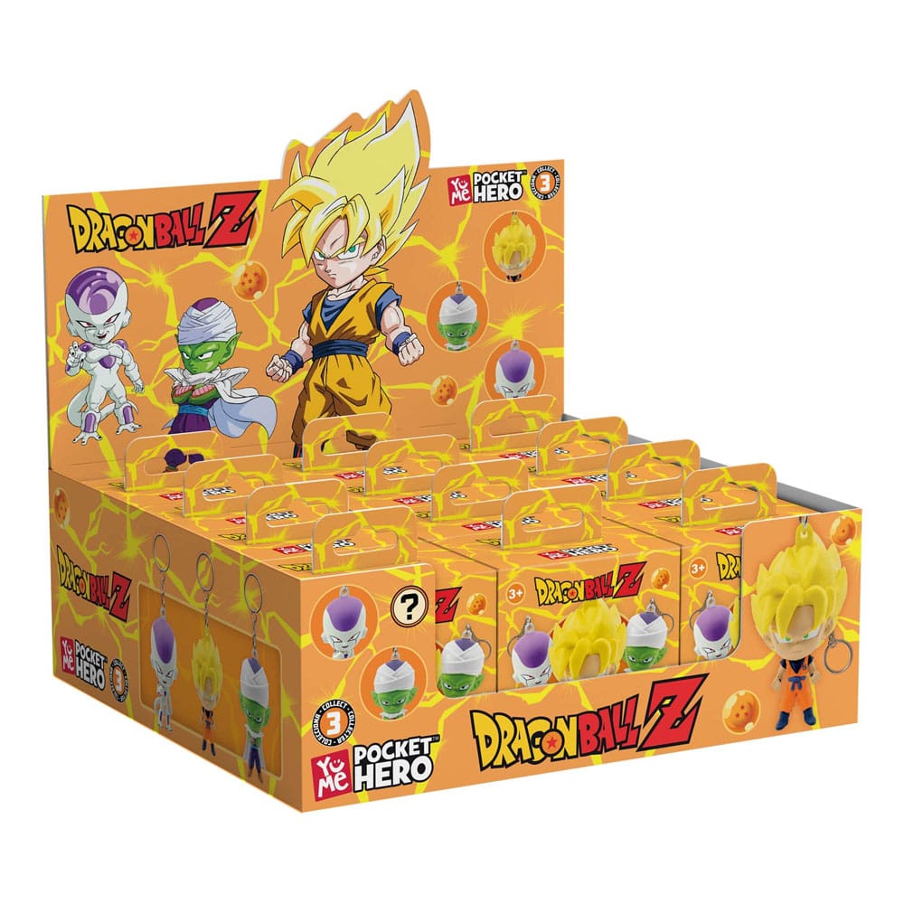 Dragon Ball Z Pocket Hero Keychain Series 1 Blind Box Display (12)