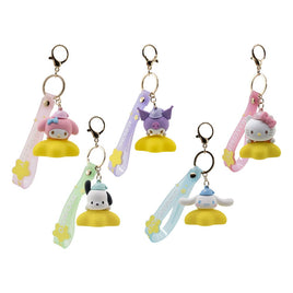 Sanrio Light-Up Star Series Keychain with Hand Strap Hello Kitty and Friends Display (9)